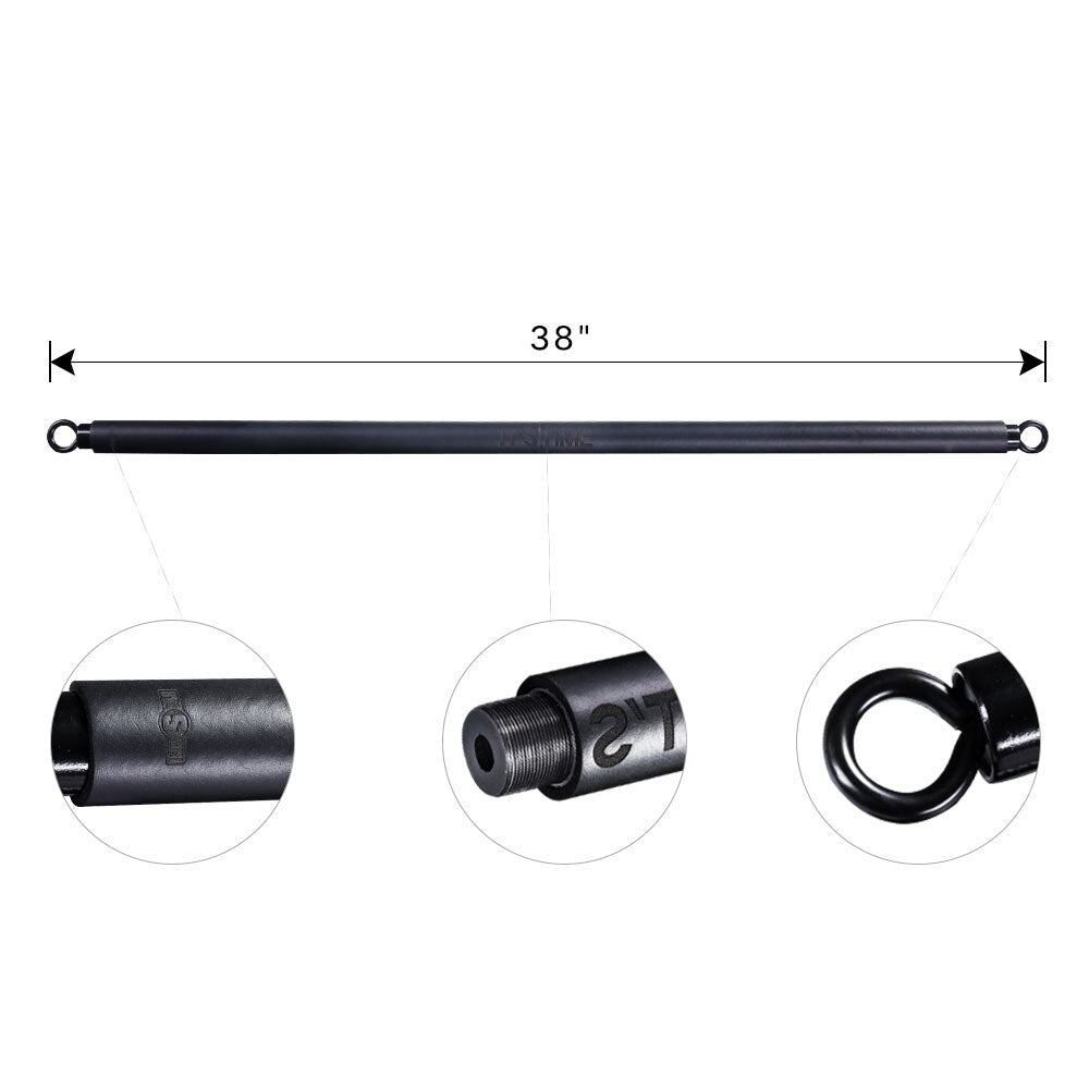 INNSTAR Removable Fitness Bar Bench Press Workout Bar Resistance Band - justforyoushopping23