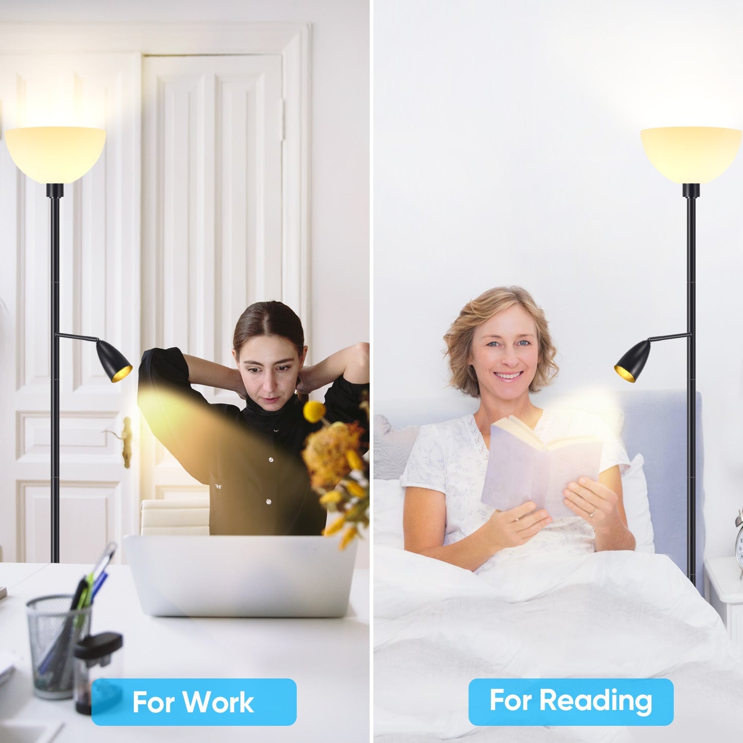Nordic Floor Lamp Creative Fashion Metal LED 350° - justforyoushopping23