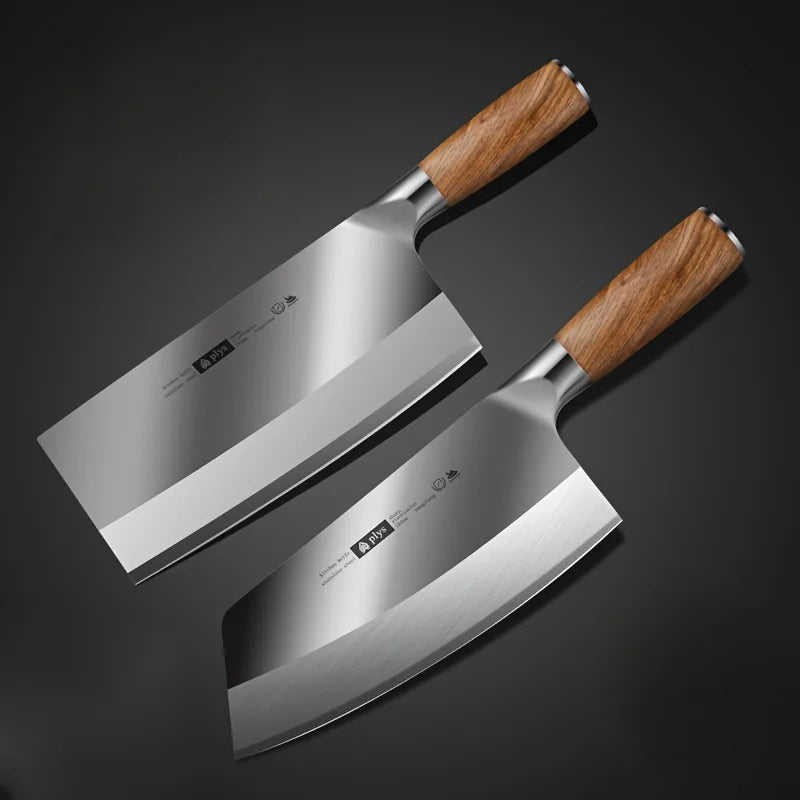 Meat Cleaver Knife 9CR18 Stainless Steel Ultra Sharp Meat Slicing Knife Household Kitchen Chopping and Mincing Kitchen Knife