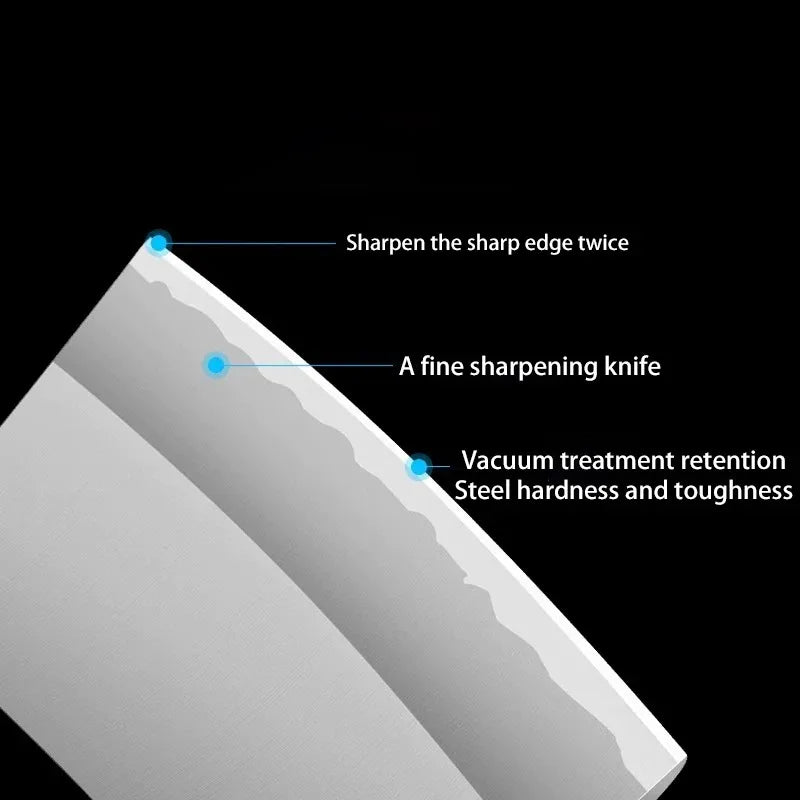 Special Knife for Chopping Bones, Thickeneded Heavy Bone Chopping Knife, Home and Commercial Bone Chopping Knife, Bone Chopping Knife, Butcher, Cattle, Sheep, Big Bones