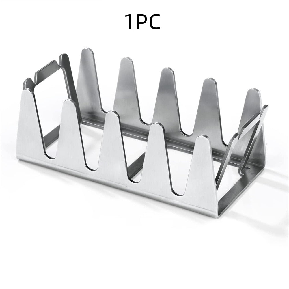 BBQ Grill Rack Stainless Steel Grill Stand - justforyoushopping23