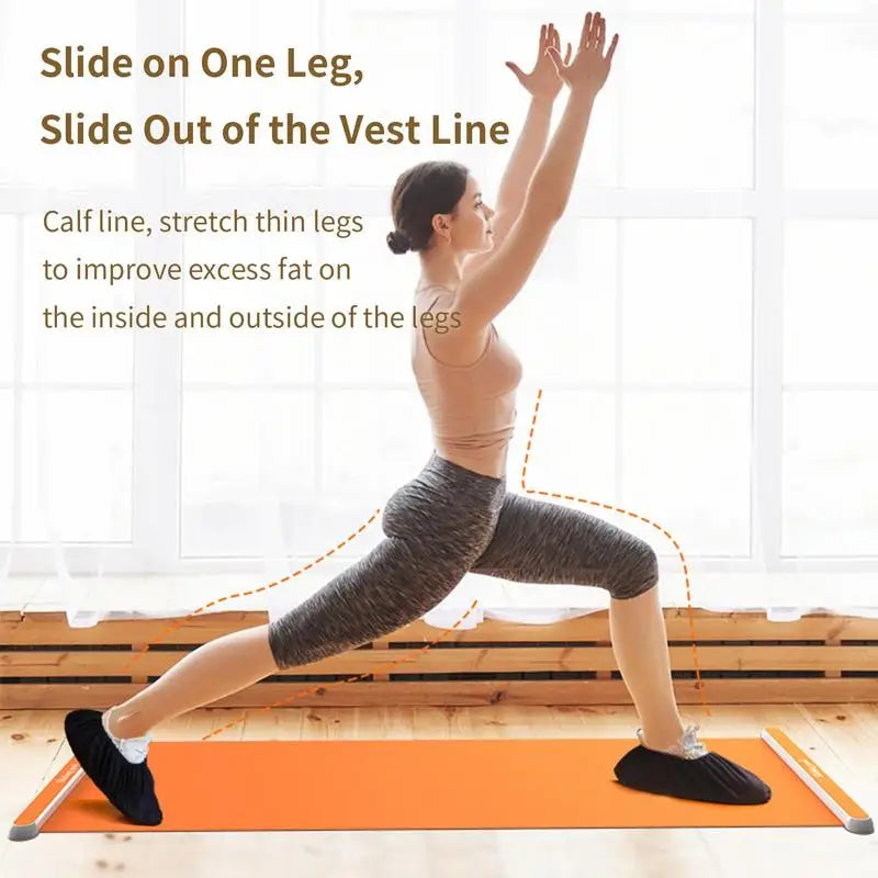 Workout Mat Fitness Slide Board Home Gym Exercise Equipment For Stability And Balance
