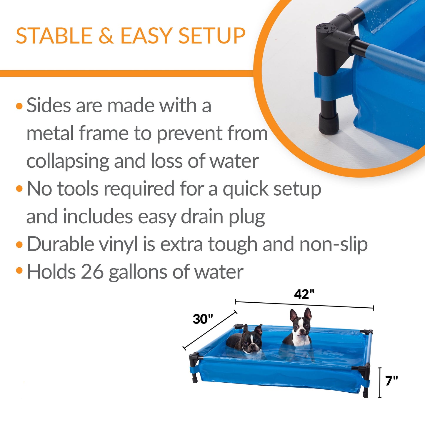 Pet Products Pet Large Swimming Pool Blue Dog Accessories - justforyoushopping23