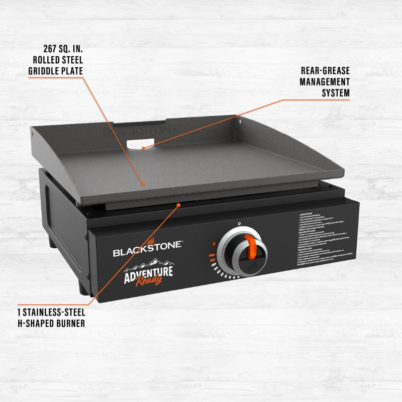 Blackstone 17" Adventure Ready Tabletop Outdoor Griddle - justforyoushopping23