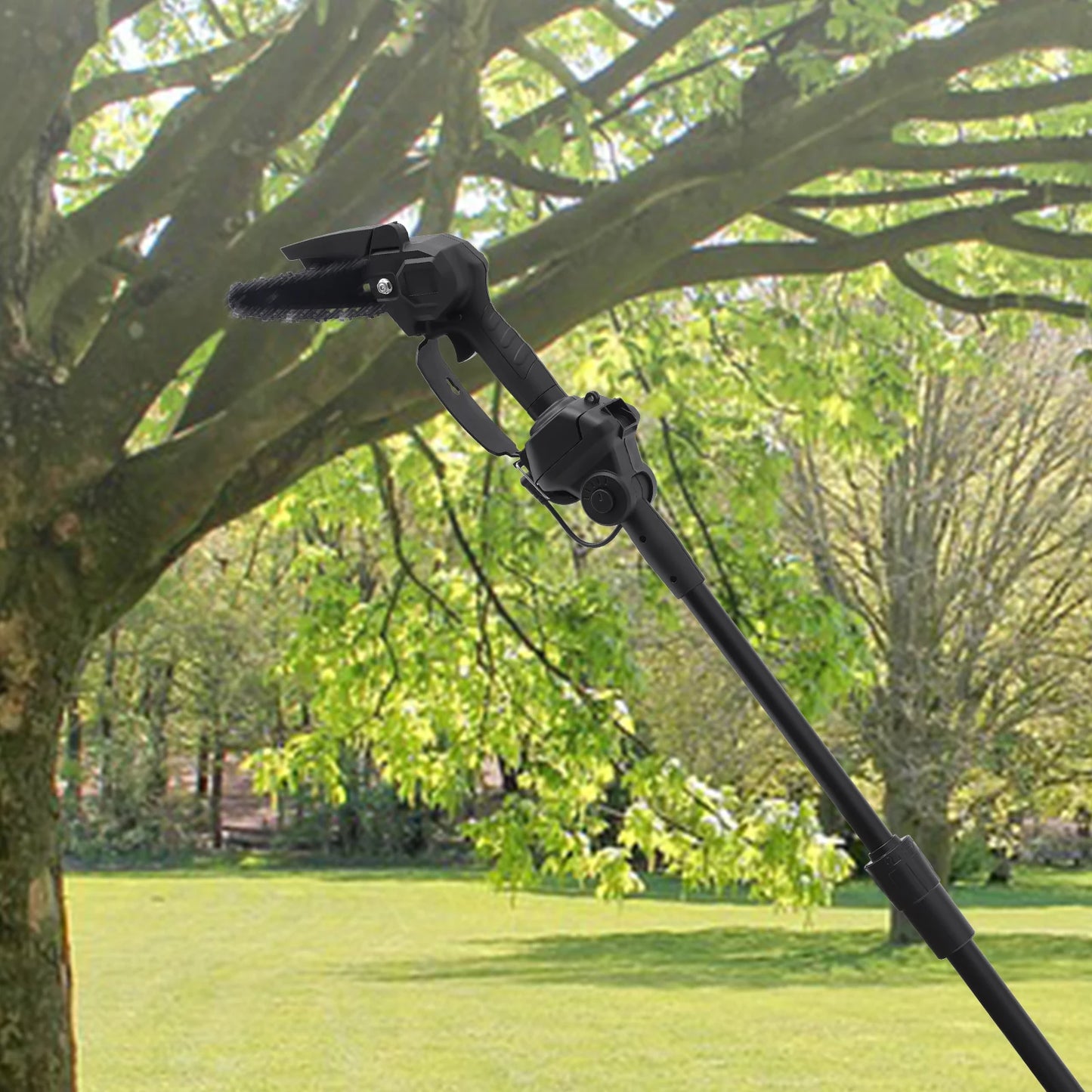 2-In-1 High Reach Pole Chainsaw for Tree Trimming And Garden Pruning Portable Electric Saw