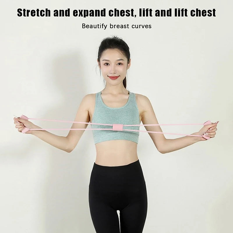 Resistance Bands Yoga Fitness Accessories Rubber Pull Rope Training And Exercise Gym Equipment For Women