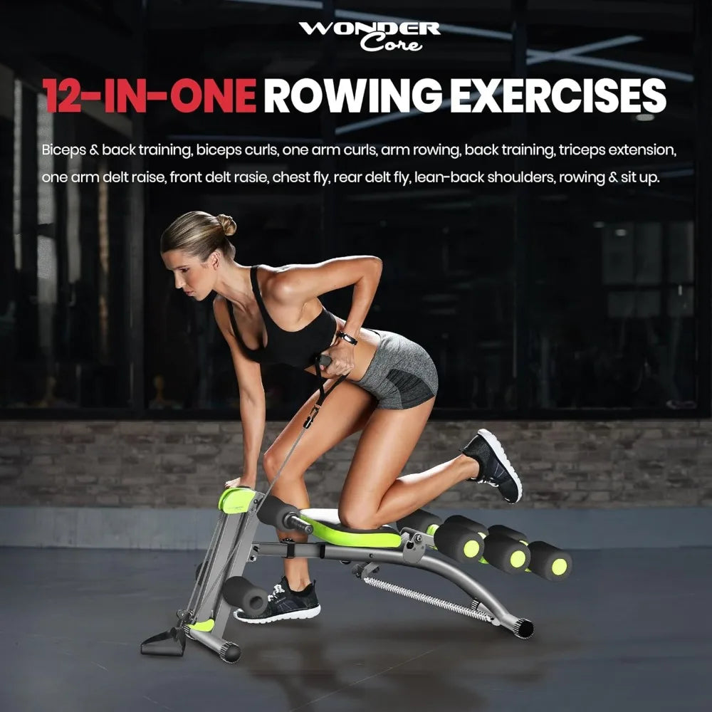 Workout Equipment Home Gym, Adjustable Workout Bench, Exercise Equipment Total Gym, Sit Up Machine for Abs