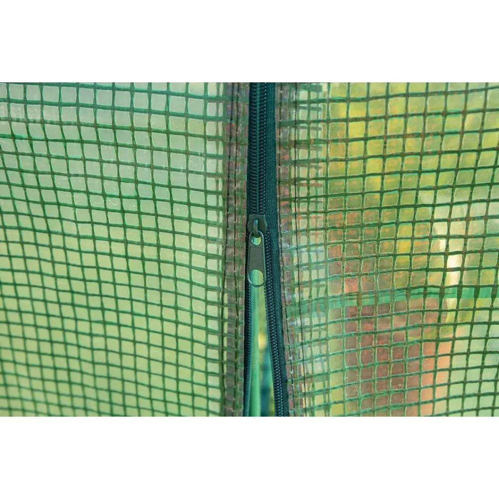 Expert Gardener Walk-In Greenhouse Stackable Waterproof UV Protection with Zippered Roll-Up Door