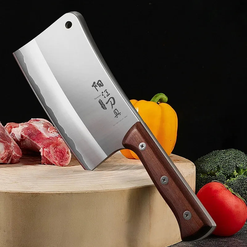 Special Knife for Chopping Bones, Thickeneded Heavy Bone Chopping Knife, Home and Commercial Bone Chopping Knife, Bone Chopping Knife, Butcher, Cattle, Sheep, Big Bones