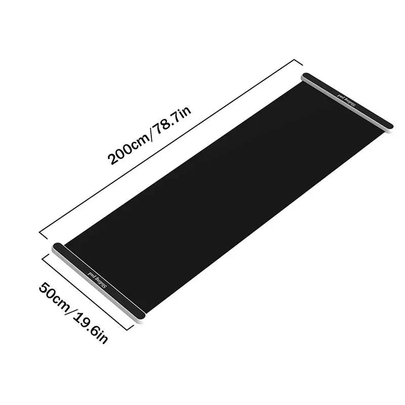 Workout Mat Fitness Slide Board Home Gym Exercise Equipment For Stability And Balance