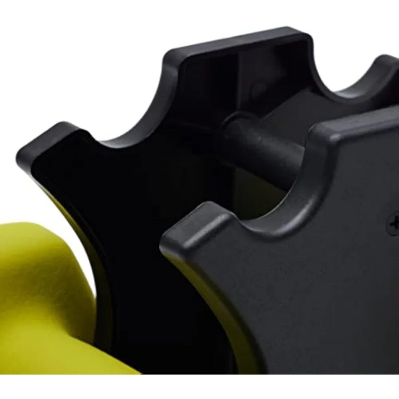 Neoprene Workout Dumbbell 32-Pounds total - 3 Pairs (3-Lb, 5-Lb, 8-Lb) & Weight Rack