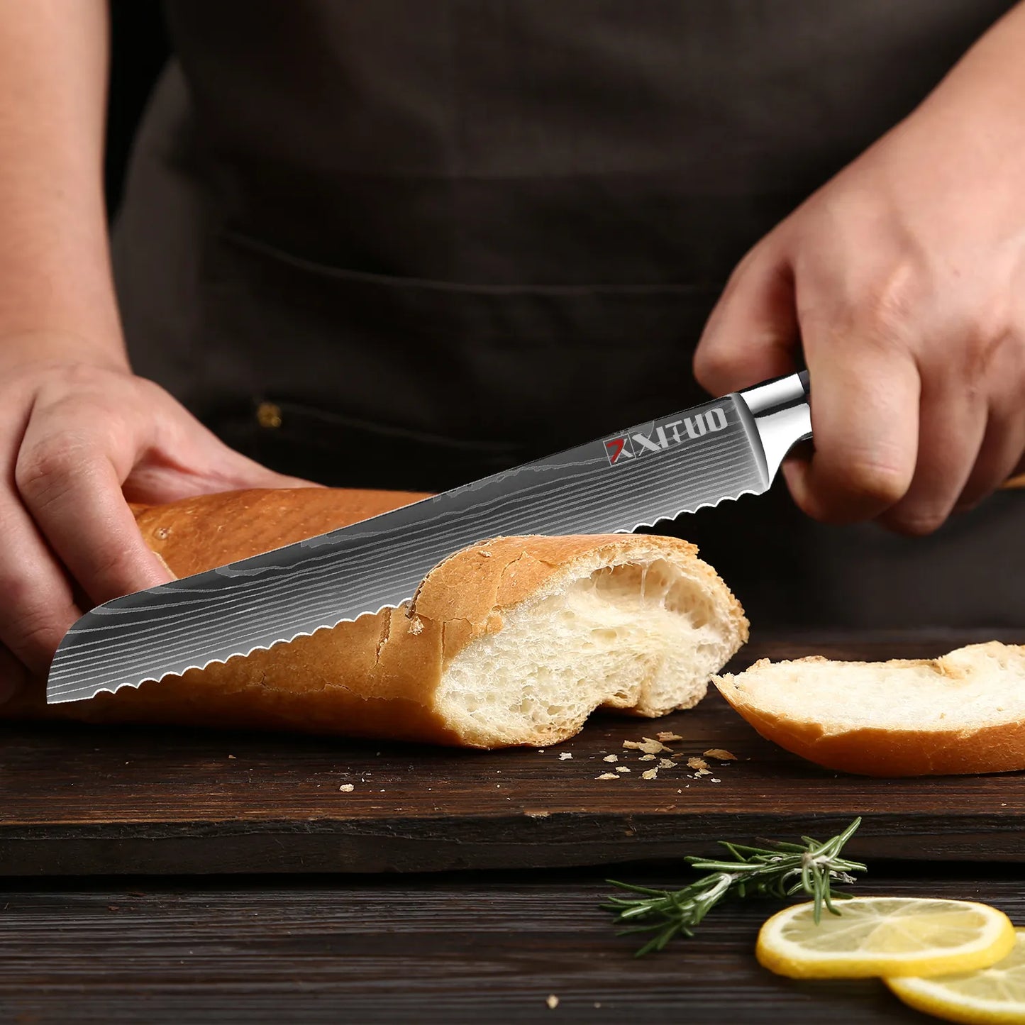 High Quality Kitchen Knife Laser Damascus Stainless Steel