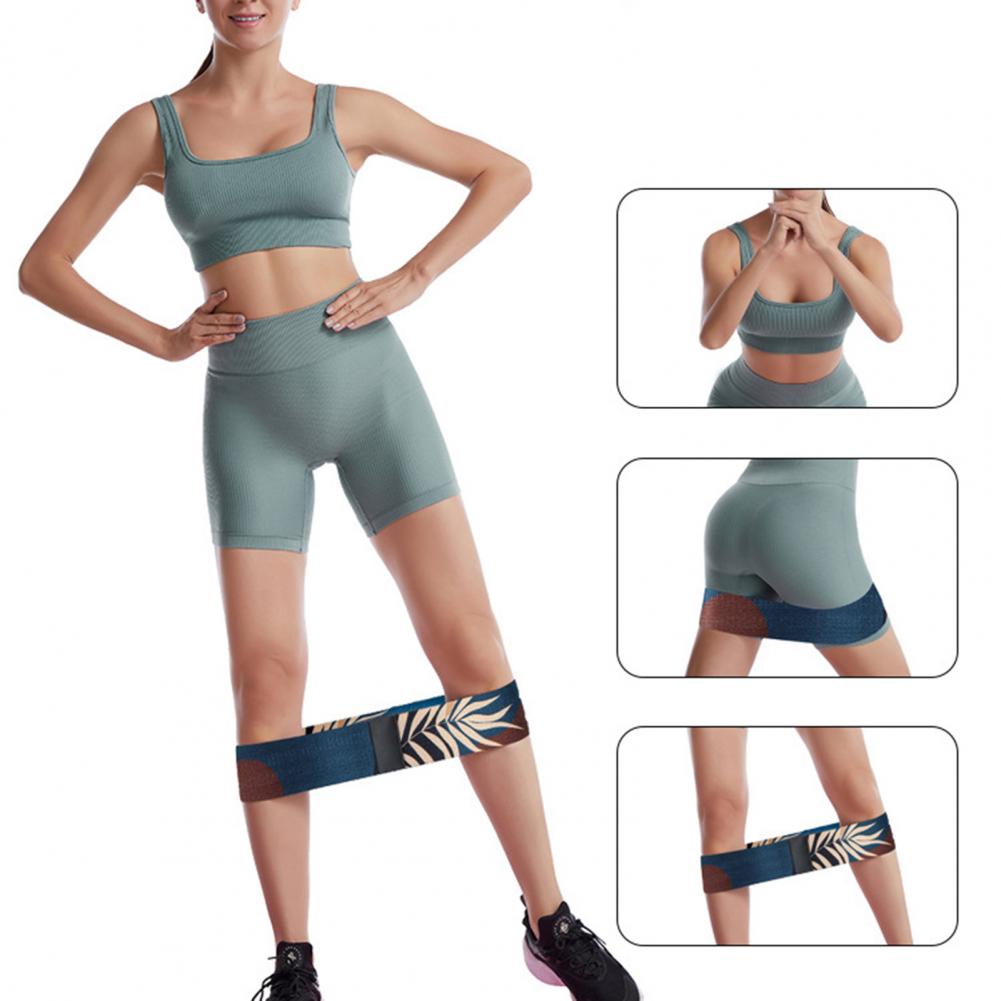 Yoga Band 1 Set Effective Breathable Workout Hip Lifter Resistance Band - justforyoushopping23