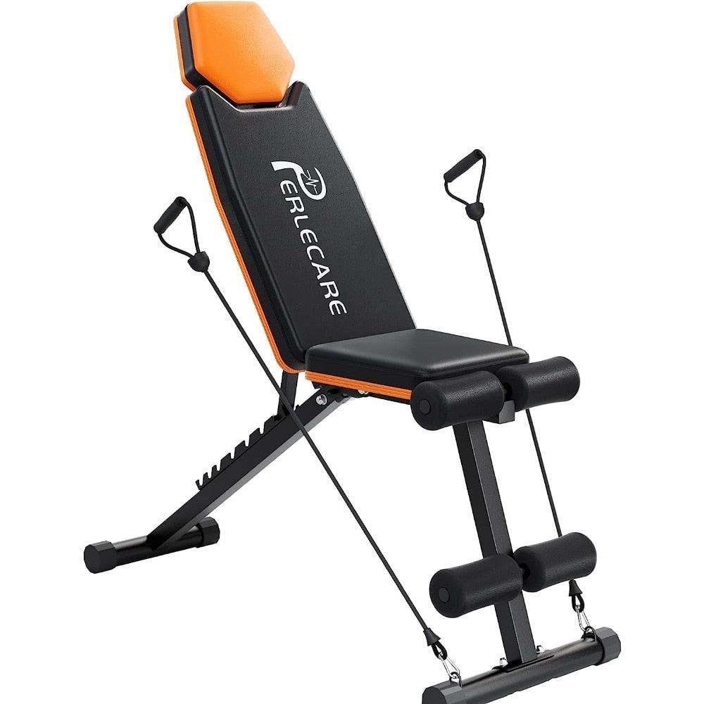 PERLECARE Adjustable Weight Bench for Incline and Decline Workouts - justforyoushopping23
