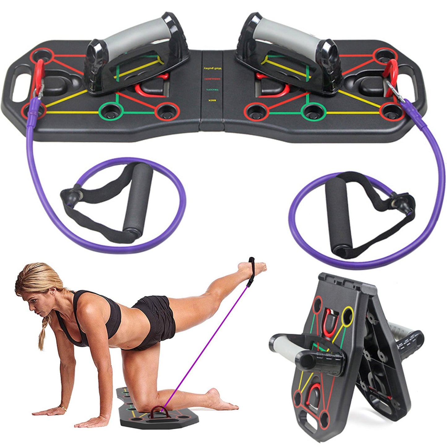 9 in 1 Push Up Rack Board Men Women - justforyoushopping23