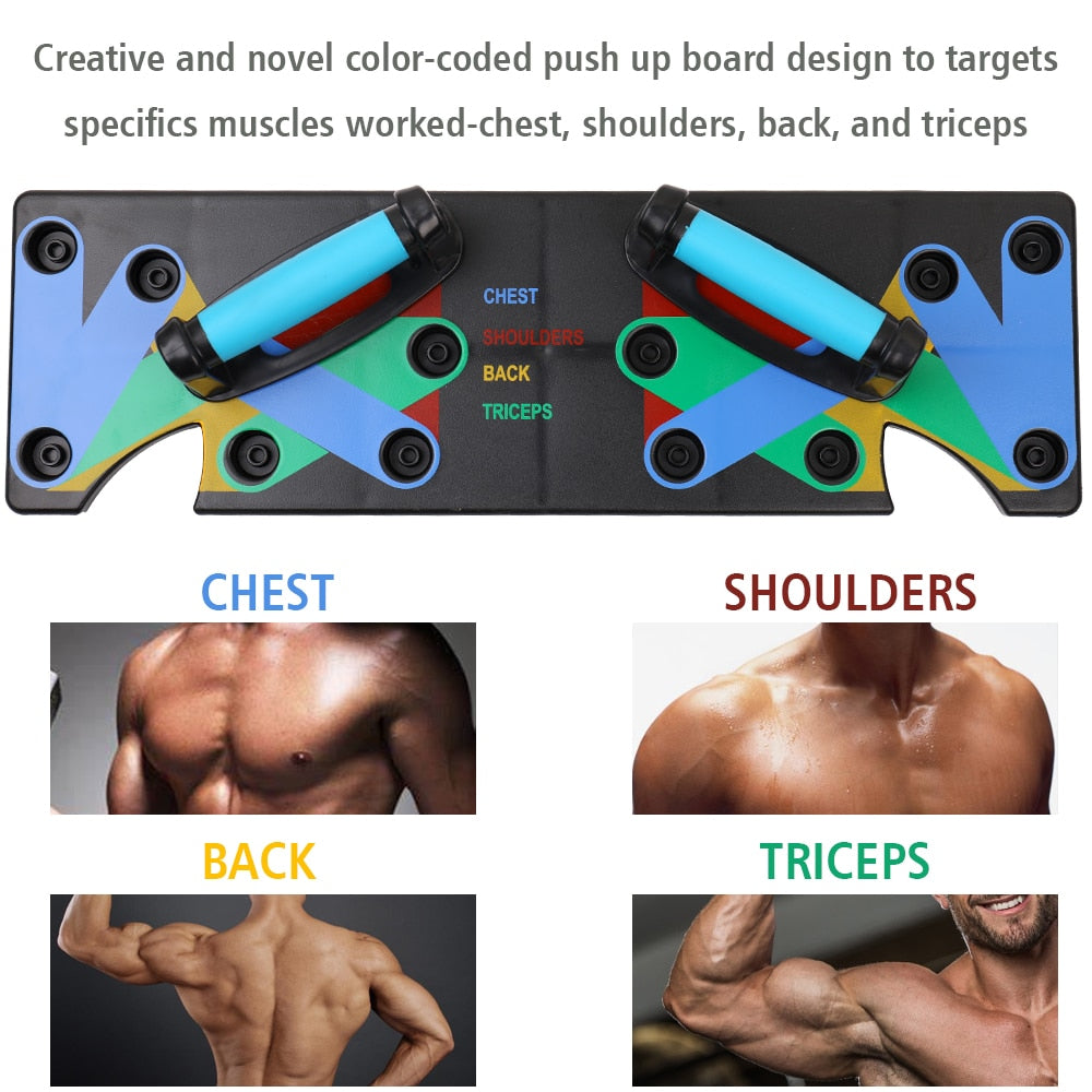 9 in 1 Push Up Rack Board Men Women - justforyoushopping23