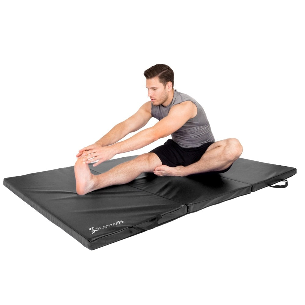 Tri-Fold Folding Exercise Mat 6" X 4" Gym Accessories - justforyoushopping23