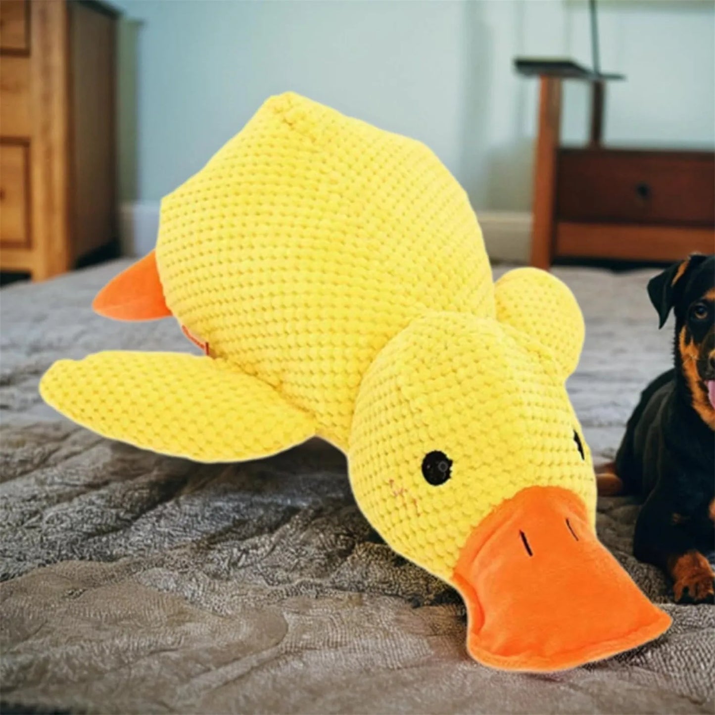 Dog Calming Duck Plush Toys Quack Duck Dog Toy Calming