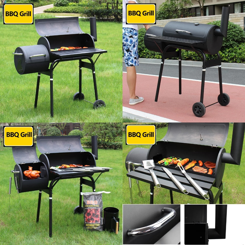 Outdoor BBQ Grill Charcoal - justforyoushopping23