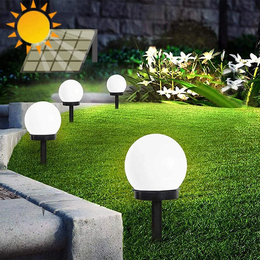 2/4/8pcs Led Solar Garden Light Solar Lamp Outdoor Waterproof Lawn Light