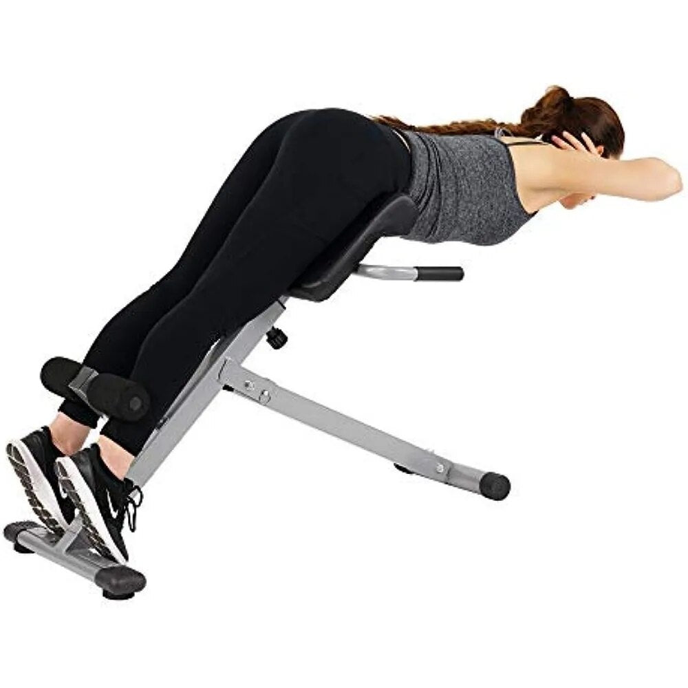 45-Degree Hyperextension Chair with Adjustable Height and Back