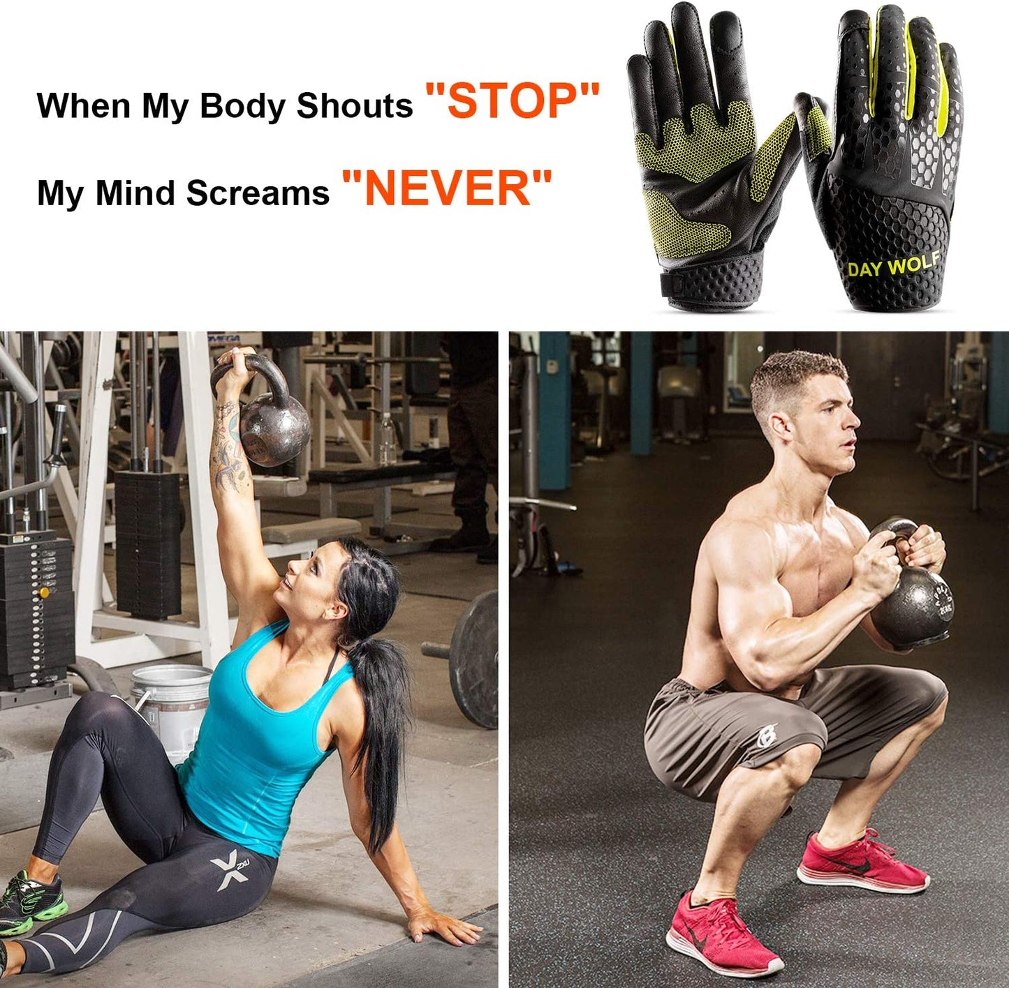 Gym Gloves Weight Lifting for Men Women - justforyoushopping23