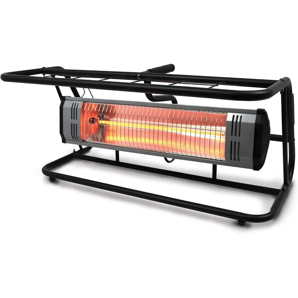 Black Outdoor Heater Free Shipping Outdoor Terrace Heating 7 Ft Cord Infrared Tripod