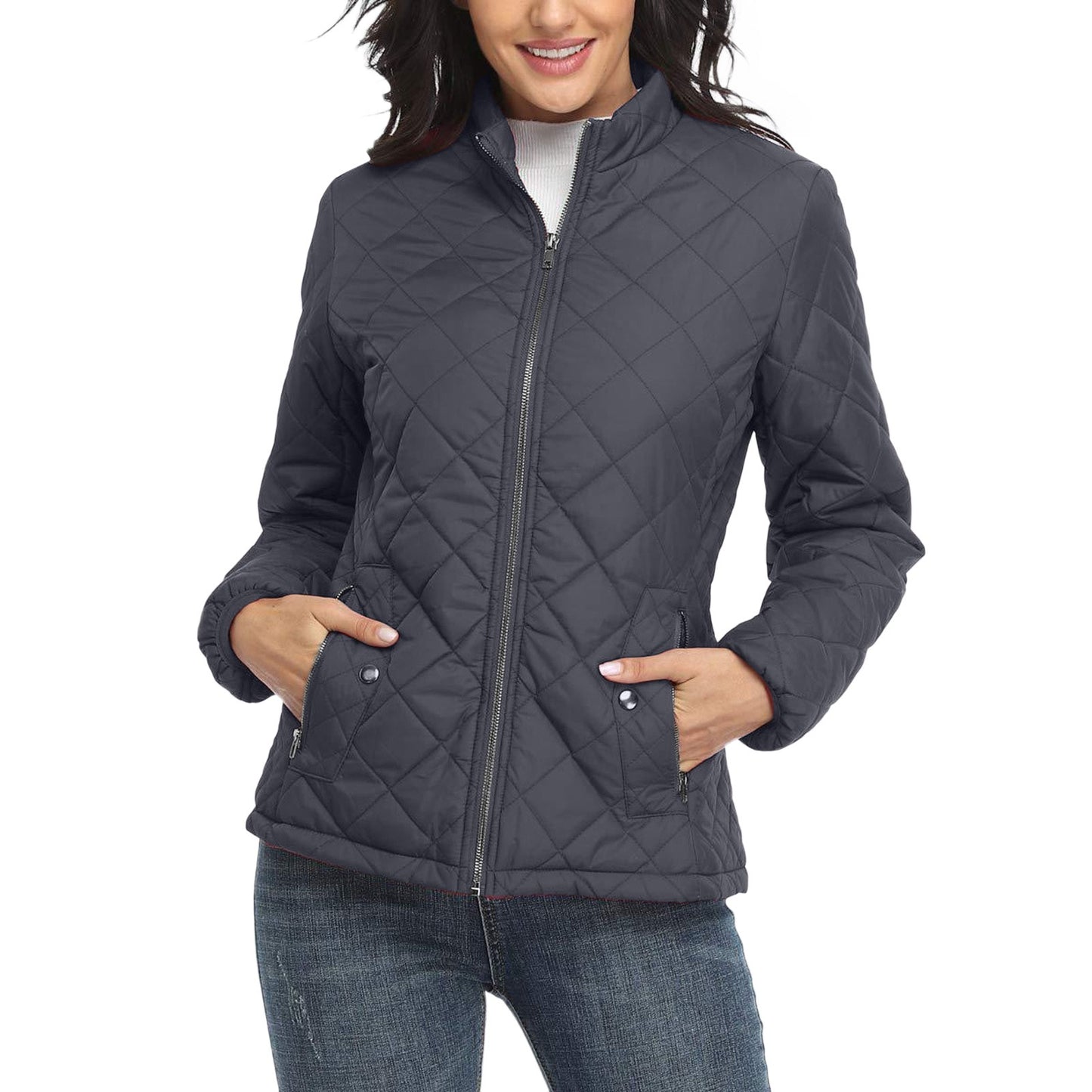 Winter Lightweight Down Cotton Jacket Women Padded Coat