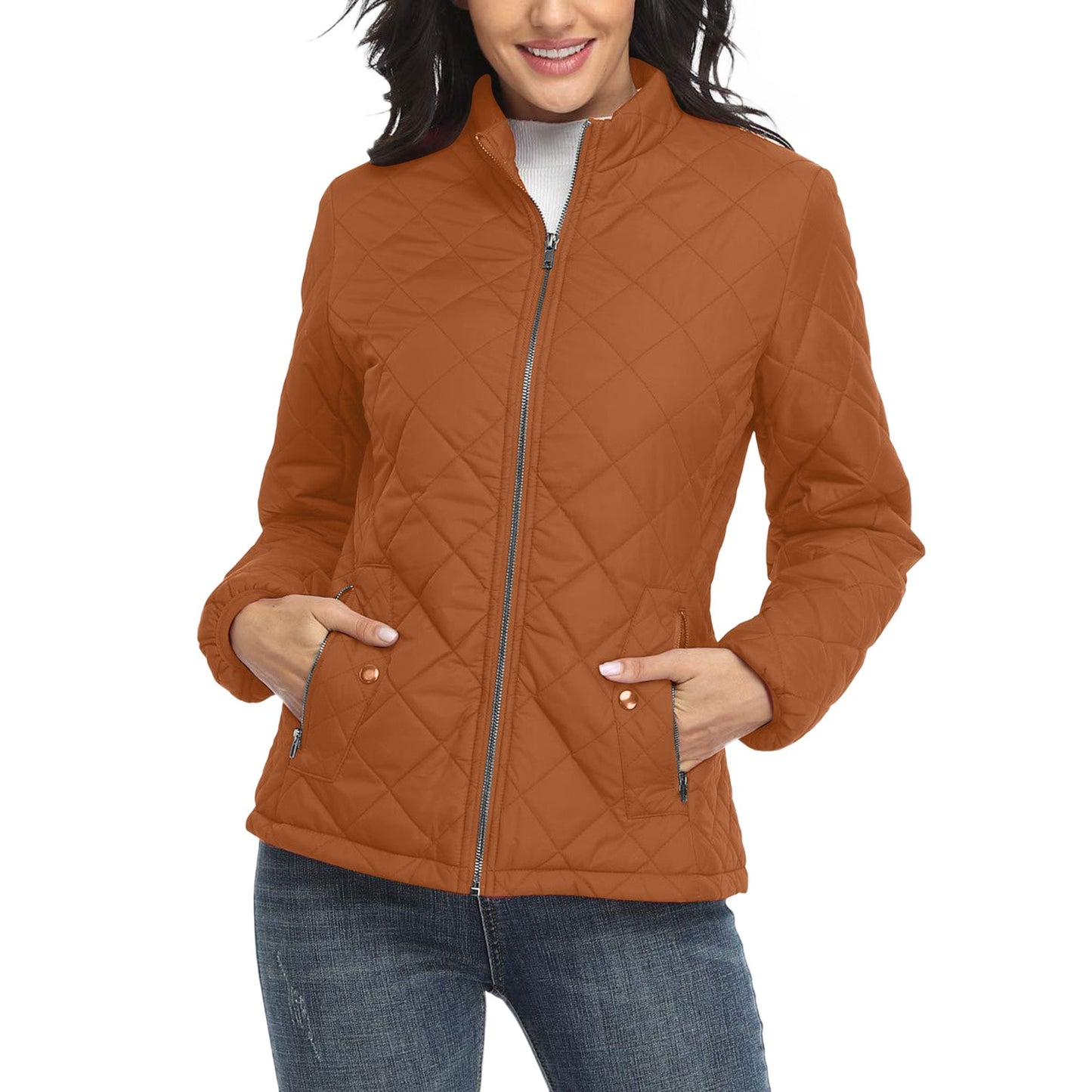 Winter Lightweight Down Cotton Jacket Women Padded Coat