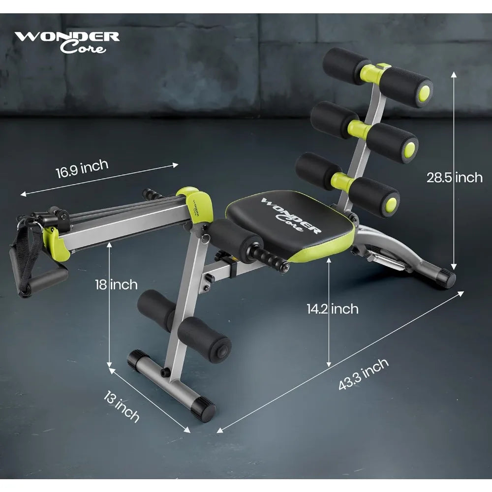 Workout Equipment Home Gym, Adjustable Workout Bench, Exercise Equipment Total Gym, Sit Up Machine for Abs