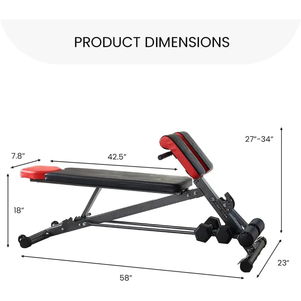 Multi-Functional Gym Bench for Full All-in-One Body Workout