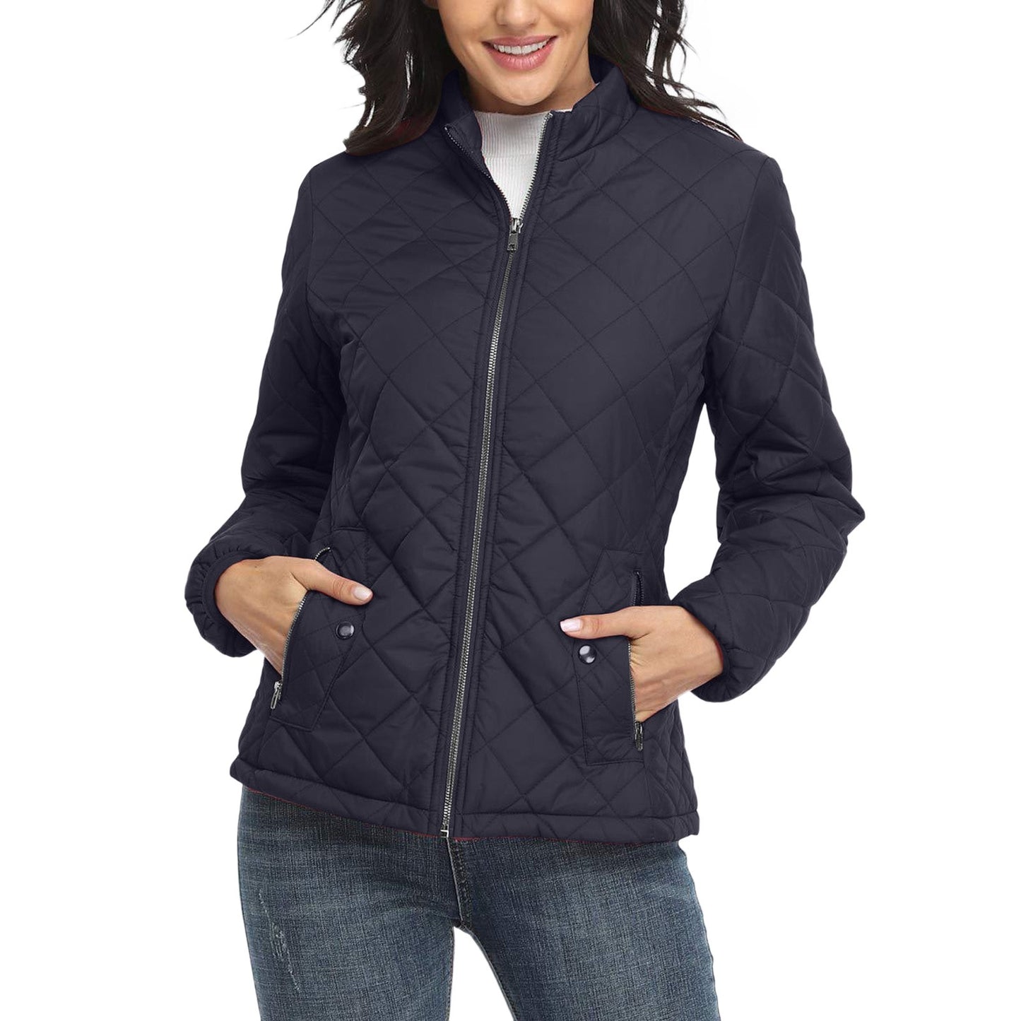 Winter Lightweight Down Cotton Jacket Women Padded Coat