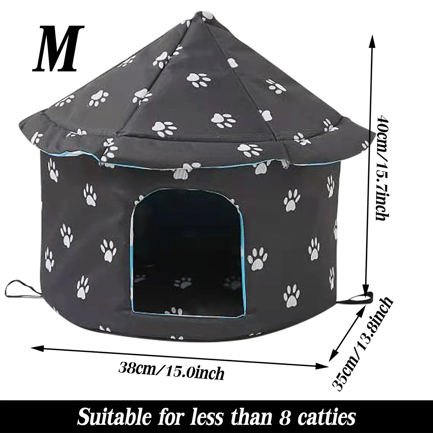 Outdoor Dog House Foldable Soft Winter Camouflage Waterproof Rainproof