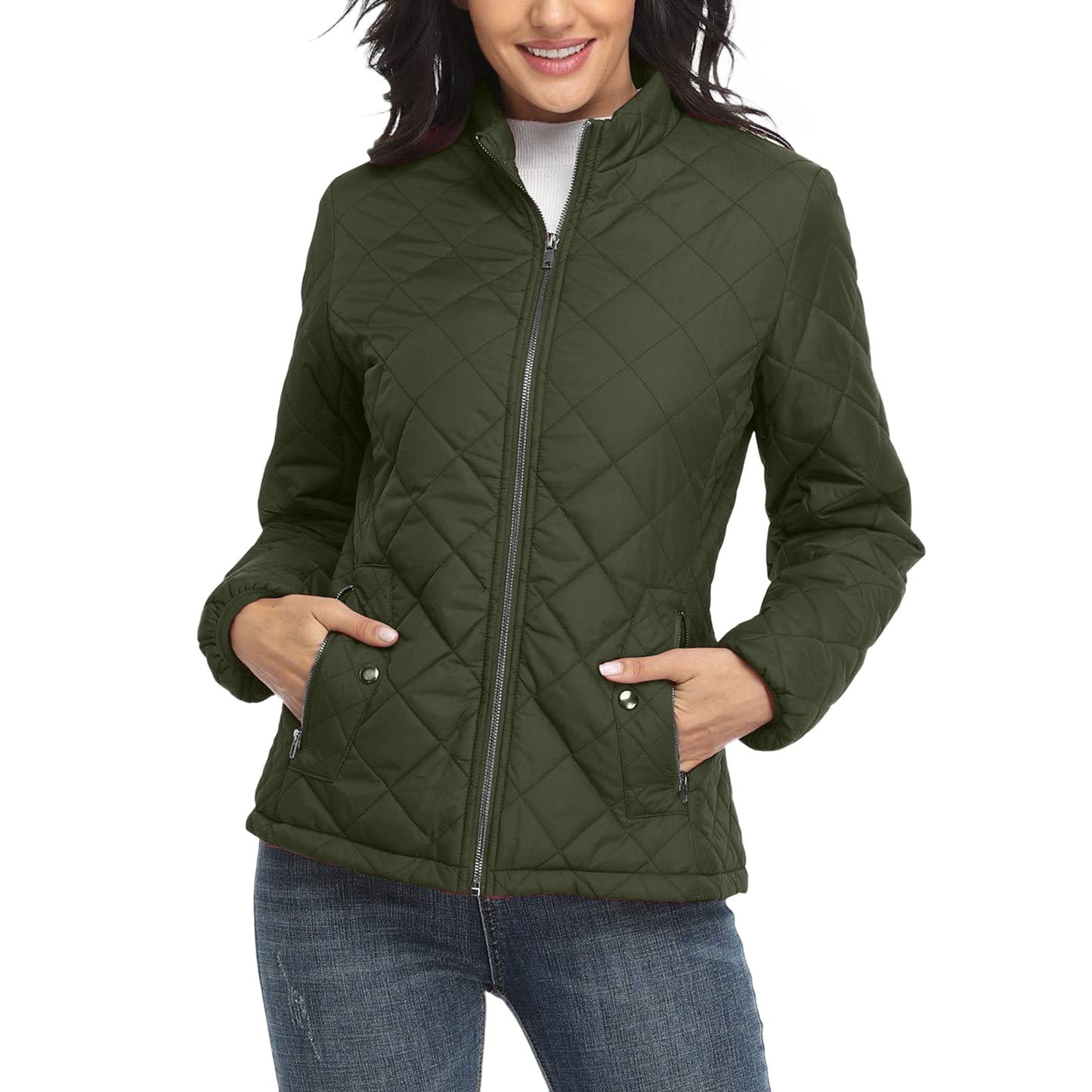 Winter Lightweight Down Cotton Jacket Women Padded Coat