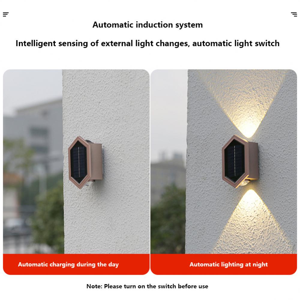 Waterproof Led Wall Light Outdoor Patio Porch Garage Lights Energy Saving Solar Outdoor Lamp Automatic Sensing - justforyoushopping23