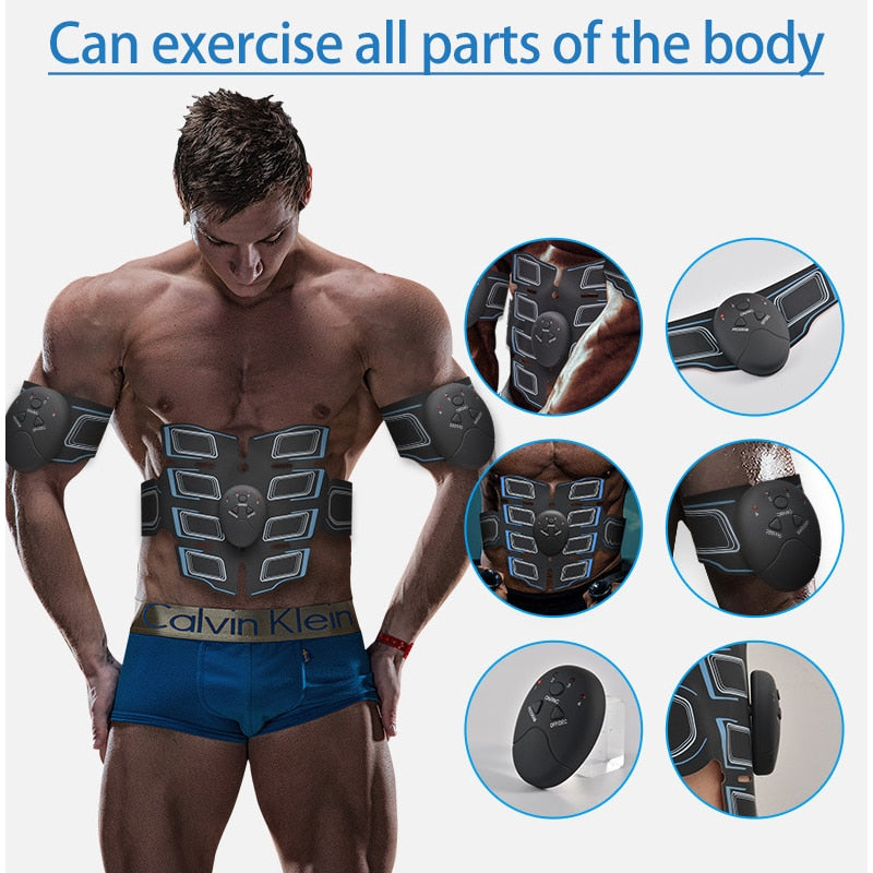 2022 EMS Wireless Muscle Stimulator Abdominal Toning Belt - justforyoushopping23