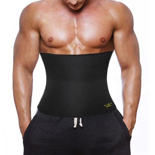 Men's Abdomen Waist Trainer Sauna Body Shaper Sweat Trimmer Belt