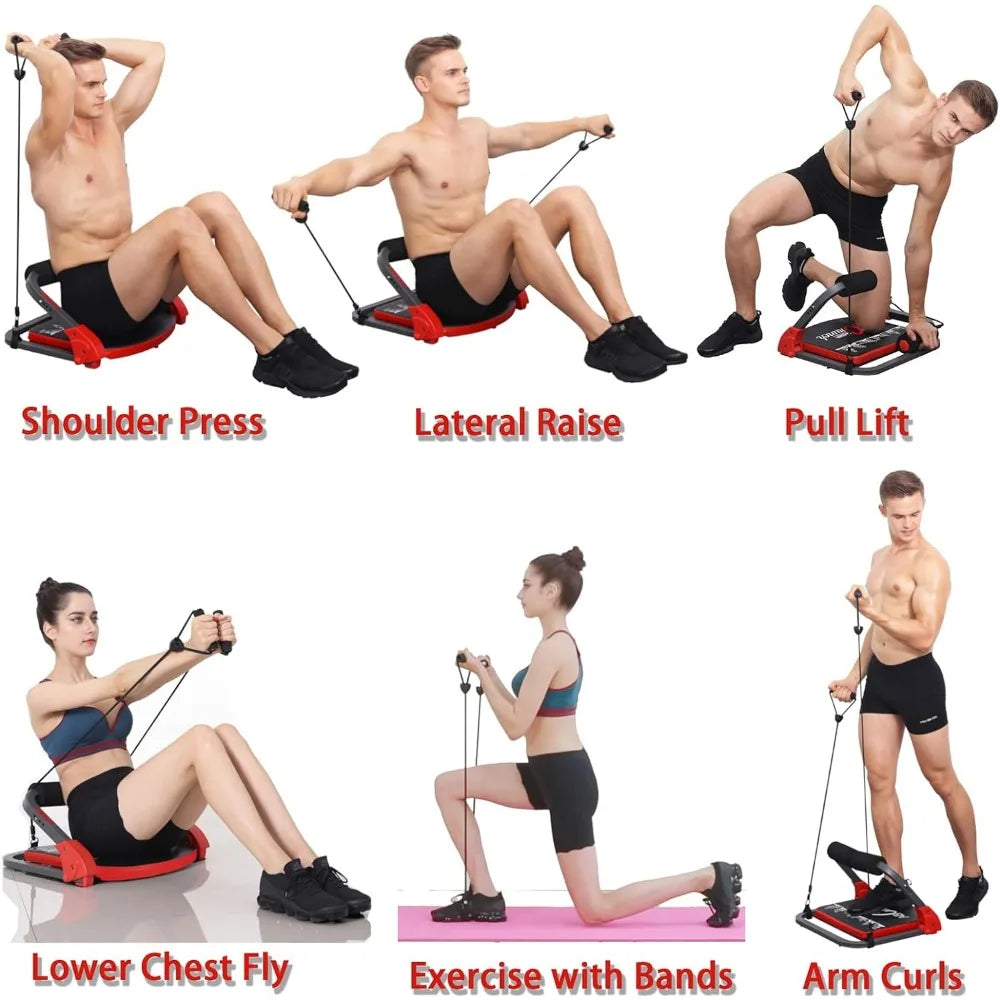 Ab Workout Equipment, Sit Up Exercise Equipment For Home Gym