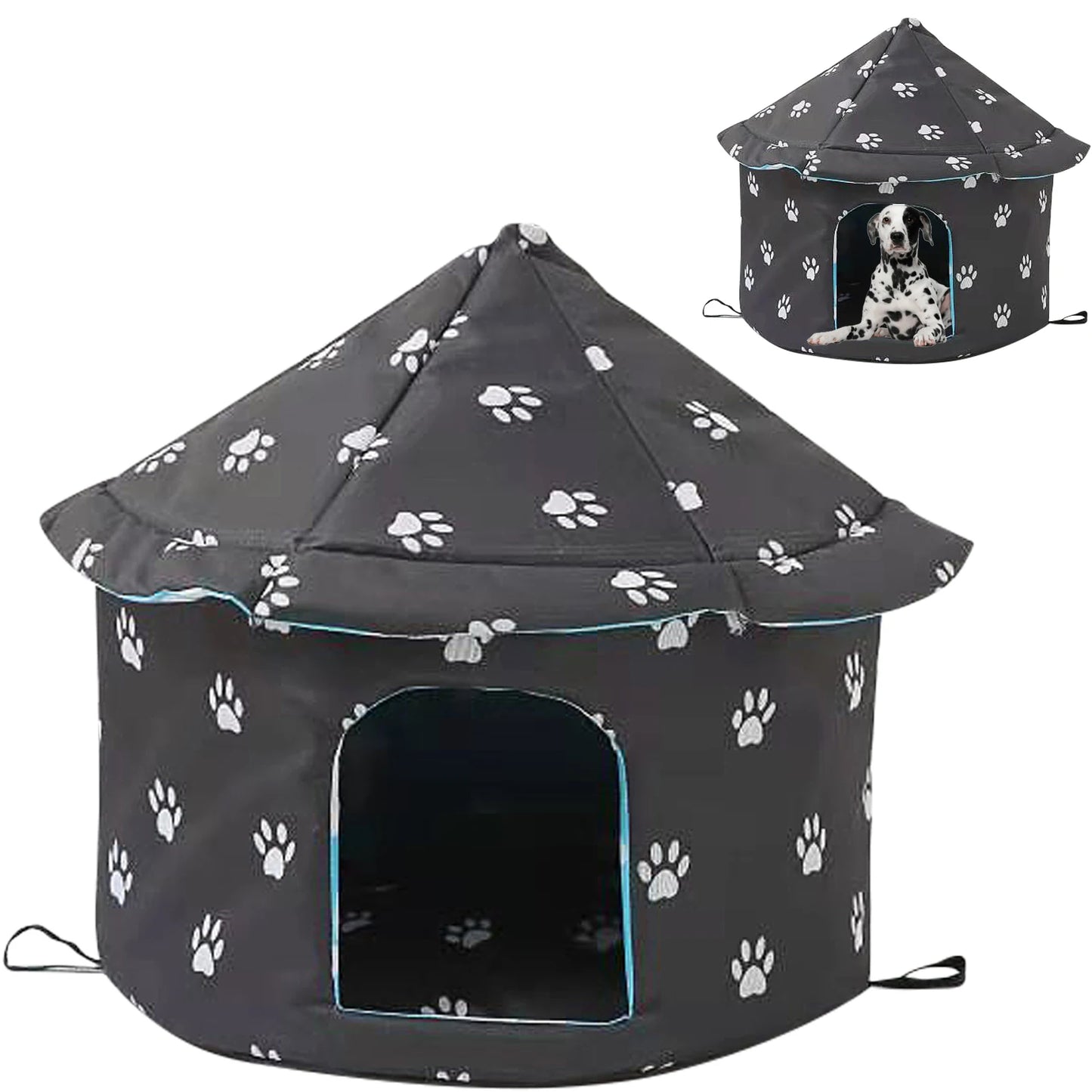 Outdoor Dog House Foldable Soft Winter Camouflage Waterproof Rainproof