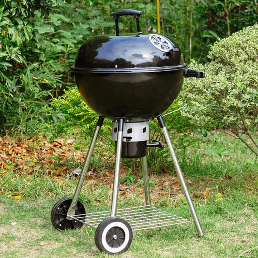 18 Inch Portable Kettle Charcoal BBQ Grill - justforyoushopping23